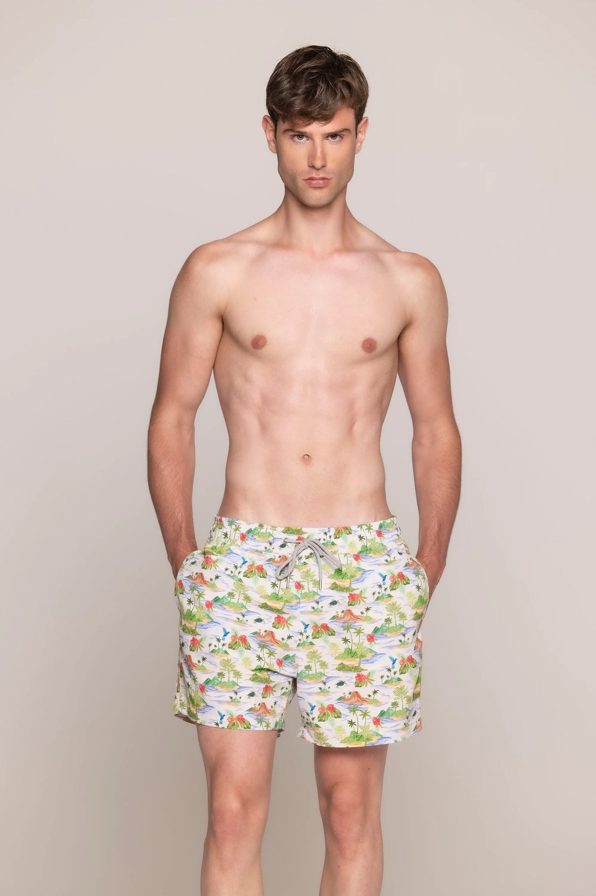 Wikini Modello Beach Woxer Fantasy Print – Wikini USA