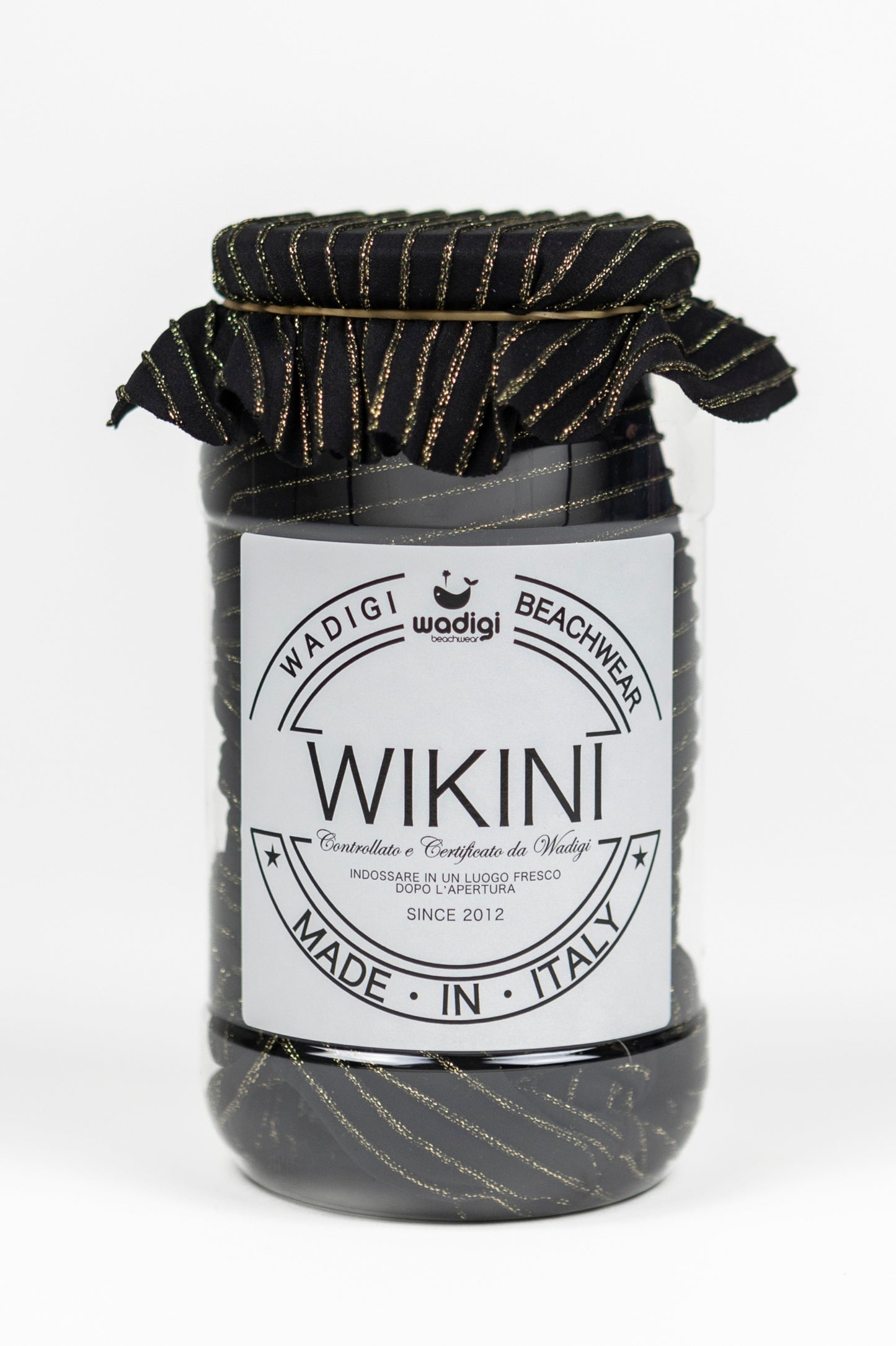 Gilda Black and Gold Bikini Set