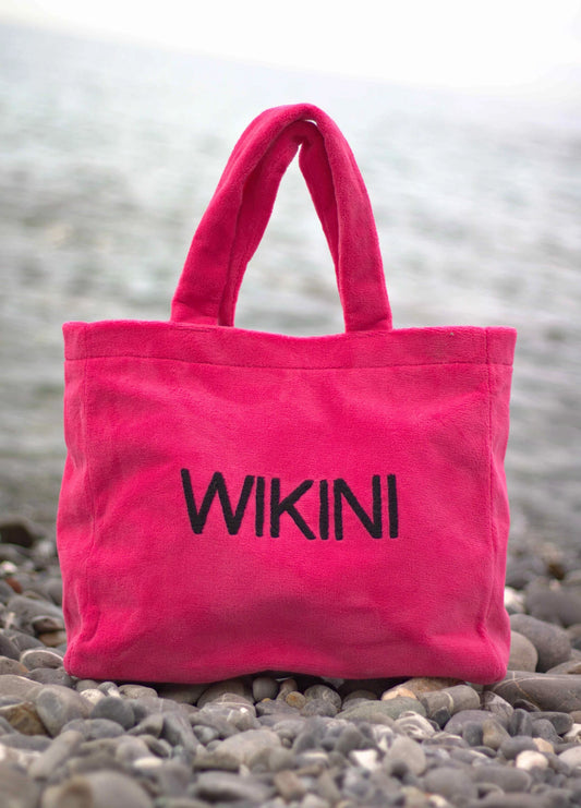 Teddy Pink Beach Bag