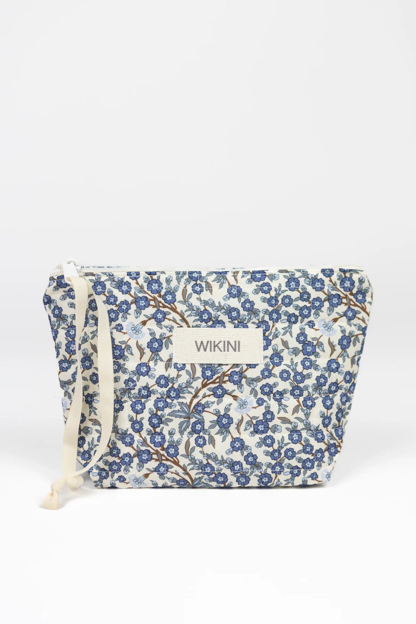 Beach beauty pochette Blue – Liberty London Fabric - front view