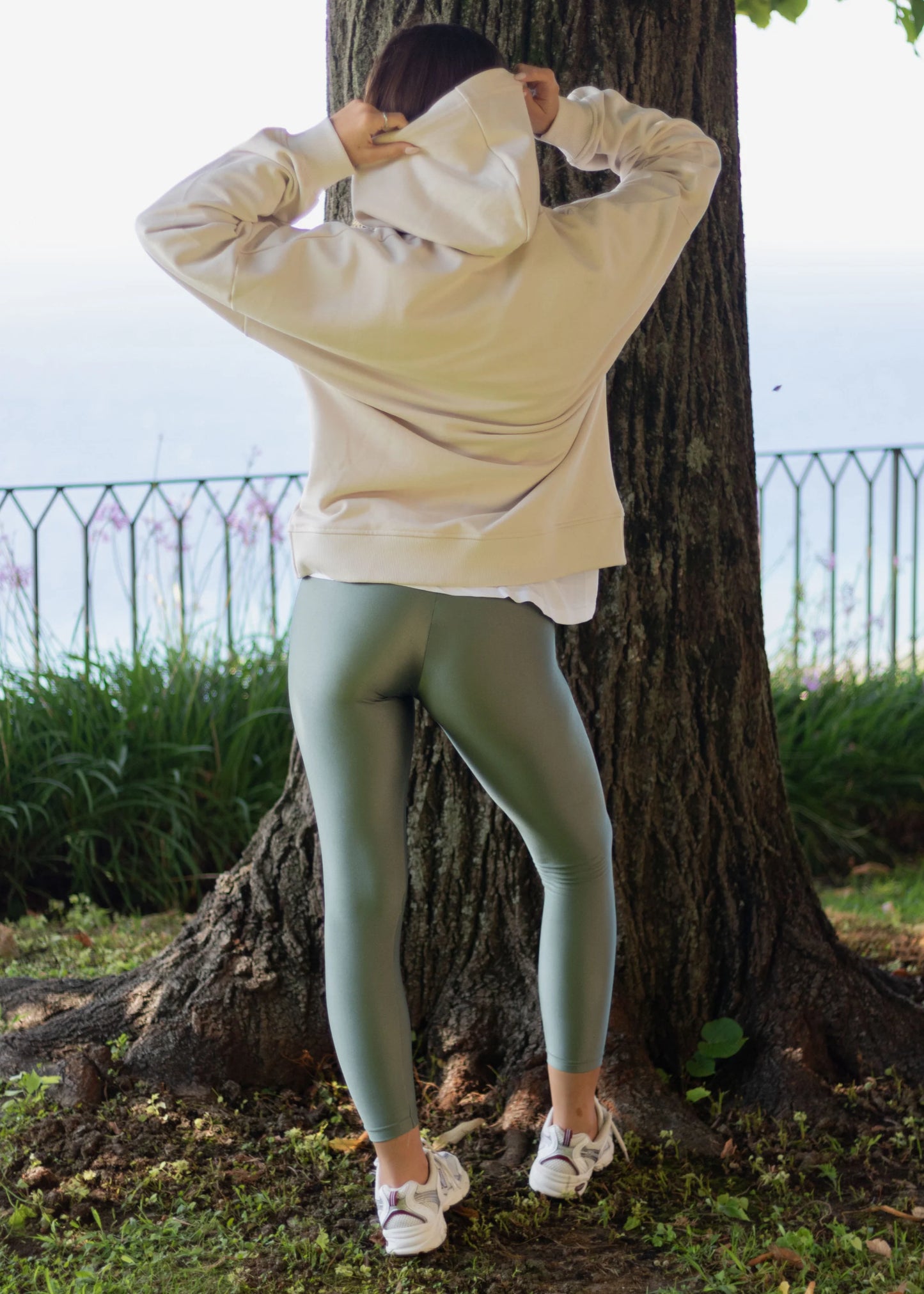 Sweater Butter with Military Green Print